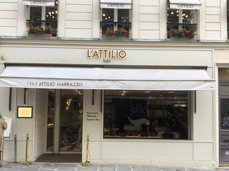 Restaurant l'Attilio-Paris-Partir à 2