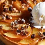 tarte fine aux pommes et noisettes